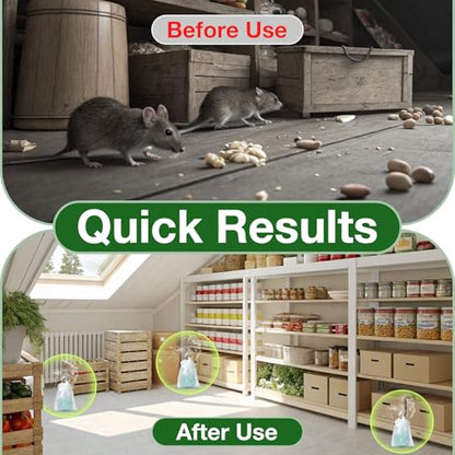 Mouse Rodent Repellent,25 Pack Peppermint Oil Mouse Traps for Rat Mice, Ant, Roach, Spider, Squirrel, Nature Mouse Deterrent for Indoor Outdoor Use, for Garden & Home, Family & Pet Safe GN