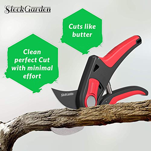 Pruning Shears, Sharp Bypass EZ-Cut, Handheld Gardening Tools