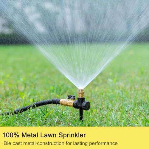 FANHAO Professional Garden Hose Nozzle + 2 Pack Lawn Sprinkler