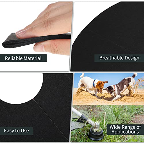 Macarrie 30 Pcs Weed Barrier Mat Tree Mulch Ring Fabric Cover, 20.5 Inch - size: 20.5 Inch