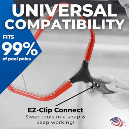 ProTuff 490 Promise 13.5in Pro Pool Silt Net, Fine Mesh, Cloudy Water - size: PRO 13" Silt, style: PRO – Lifetime