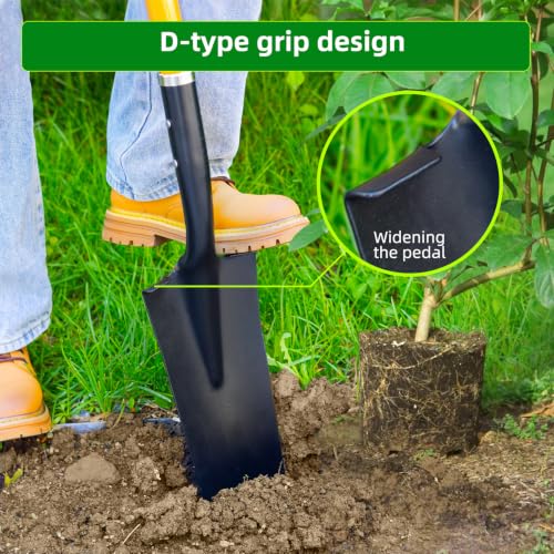 Spade Shovel, Drain Spade - style: D-handle