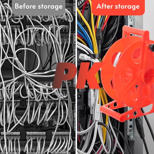 Homeon Wheels Cord Storage Reel with Handle Driven Easy to Use with Carrying Bag - style: Cord reel + bag