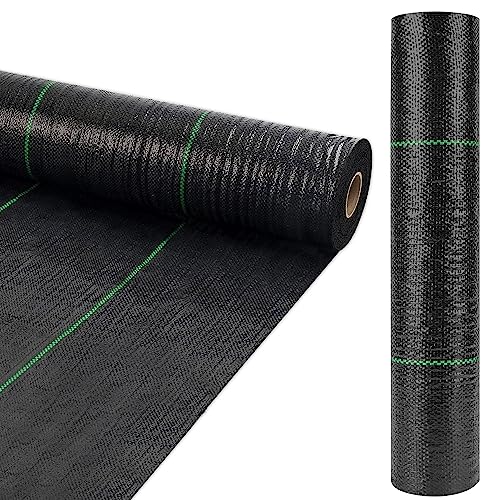 6ft x 300ft Weed Barrier Landscape Fabric Heavy Duty Premium Weed Control Fabric Durable & Eco-Friendly Weed Block Gardening Mat (3.2oz) (LTTY-W6-300) - size: 6ft x 300ft
