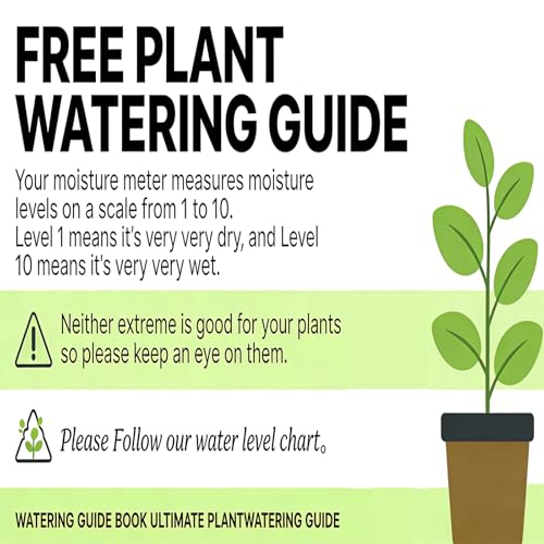 Soil Moisture Meter, Hygrometer Soil Tester for Plants, Moisture Sensor, Soil Moisture Sensor Without Battery, Ideal Garden Tool for Lawn, Indoor and Outdoor Use (4)