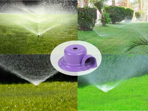 Metal Lawn Sprinkler, 1 Pack Outdoor Garden Watering Sprinklers for Yard Small Areas Lawn with Gentle Water Flow(Purple) - color: Purple