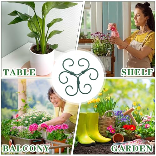 Tyqour 4PCS Plant Stem Support Monstera Support Durable Plant Supports
