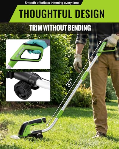 WORKPRO 12V Cordless Grass Shear & Hedge Trimmer