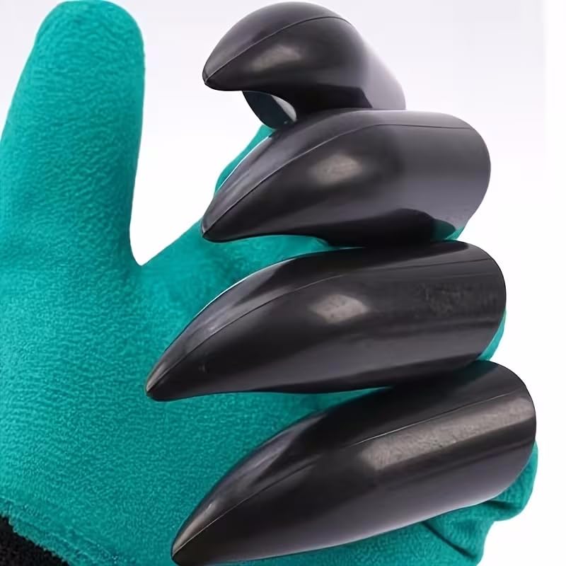 Garden Gloves With Claws One Size Ambidextrous finished Grip Durable Claw Tips for Digging Planting Weeding Yard Work