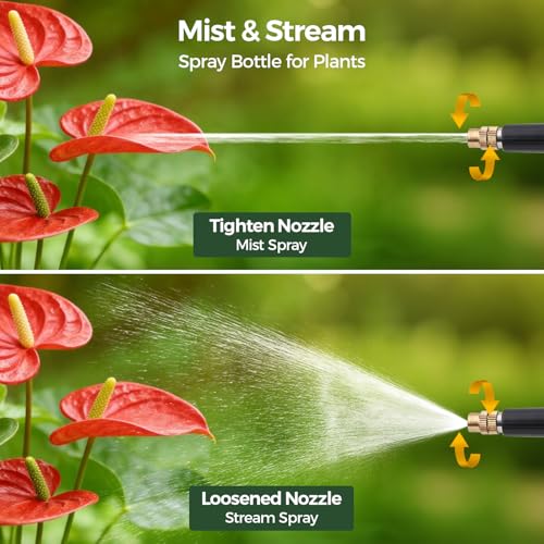 T4U Pump Sprayer 0.5 Gallon, Garden Spray Bottle with Flex Wand - size: Flexible Nozzle