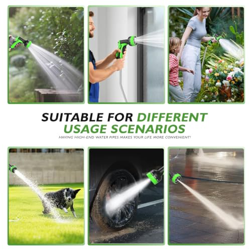 75 FT Leak-proof Stainless Steel Metal Garden Hose,Non-Expanding Water Hose - size: 75FT