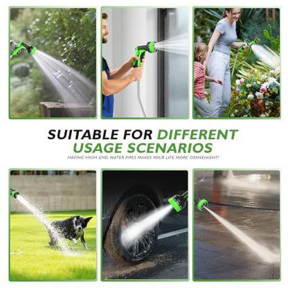 75 FT Leak-proof Stainless Steel Metal Garden Hose,Non-Expanding Water Hose - size: 75FT