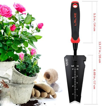 Heavy-Duty Garden Trowel (Red) - color: Red