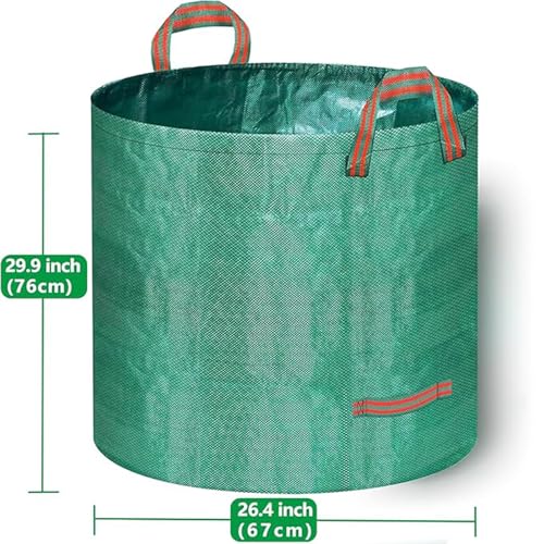 Yard Waste Bags,Reusable Collapsible Garden Leaf Bags (72 Gallon Round) - color: 72 Gallon Round