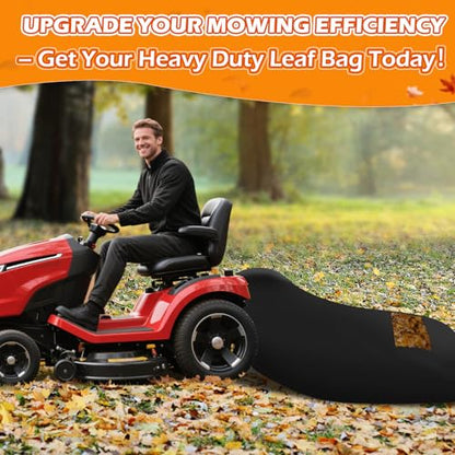 78.7"x51.1" 420D Oxford Lawn Tractor Grass Bag for 54" Riding Mowers - size: 78.7x51.1 Inch