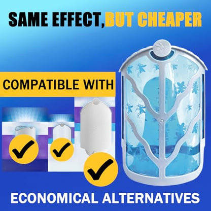 BAIMNOCM 16 Pack Refill Cartridge Compatible with M364 & Max Flying Insect Trap Plug-in Light - style: 16pcs Refill