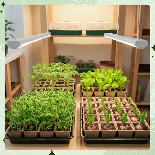 100 Pcs Square Nursery Pots, 5 Pcs Seed Starter Tray, 2.6 inch Nursery Pots with Tray, Plastic Starter Pots for Planting Seeds, Reusable Seed Starting Pots with Drainage Holes (Kraft Paper) - style: kraft paper