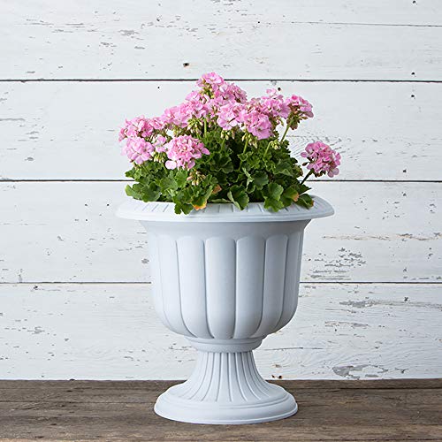 Root & Vessel Classic Urn Planter, Stone, 19-Inch - color: Stone, size: 19 Inch