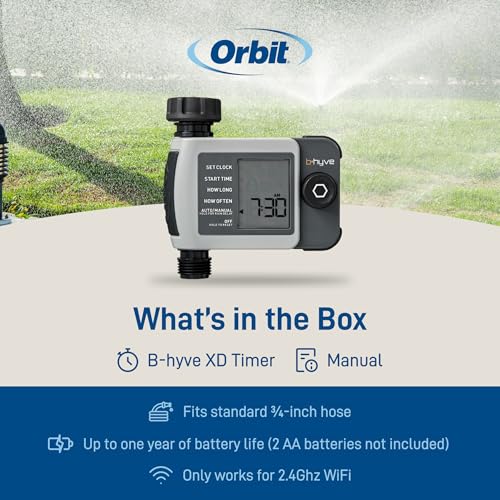 Orbit B-hyve XD 1-Port Smart Hose Watering Timer - 24511 - size: 1-Port, style: Bluetooth