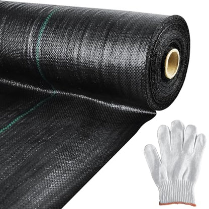 Mupera Weed Barrier Fabric 3x300FT, 3.8oz UV Ground Cover