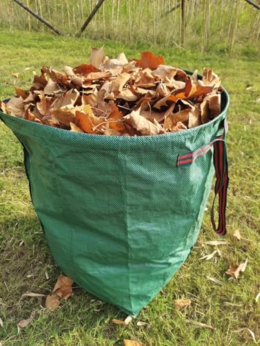 2-Pack 40-Gallon Heavy-Duty Reusable Yard Waste Bags with Gloves - style: 2 PACK leaf bags With Gardening Gloves