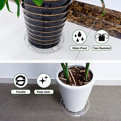 20 Pack Plant Saucers of 6, 8, 10, 13 inch,Plant Drainage Trays,Durable Flower Pot Drip Trays,Durable Plastic Plant Trays for Indoors, Outdoors,Collects Flower Pot Drainage - size: 6,8,10,13 Inch/20pcs