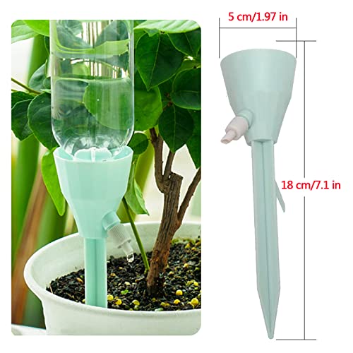 New Upgraded Plant Self Watering Spikes,Adjustable Plant Watering Devices with Slow Release Control Switch Water Dripper,Watering Planter Insert,Automatic Plant Waterer for Vacations (6)