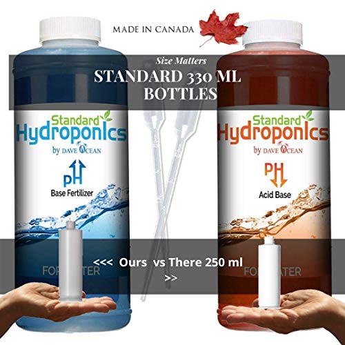 Standard Hydroponics pH Up and Down Kit - 10 Ounce Bottle pH Adjuster for Hydroponic Systems, Coco Coir Even Soil.