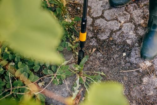 Fiskars QuikFit Weed Extractor, Narrow Head, Width: 3.5 cm, Steel Head, Black/Orange, 1000731 - style: Weed extractor