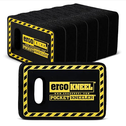 Kneeling Mat Pocket Pads for Work, 4" x 6" x 1", 6-Pack Foam