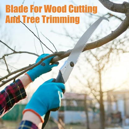 15 Inch Pole Saw Blade Compatible with Fiskars Pruning Saws and Tree Pruners, Pruning Saw Blade with Power Tooth Design