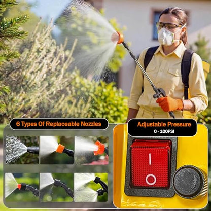 4.2 Gal Backpack Sprayer Compatible with DeWalt 20V Battery (Tool Only)