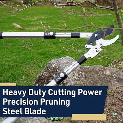 Kings County Tools Tree Trimmer Loppers with 26" - 40" Long Handles - style: 40" Extendable Bypass Lopper