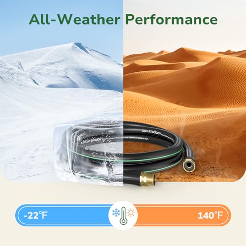 GreatBuddy Garden Hose 10ft, 5/8" Heavy Duty Water Hose - size: 10ft
