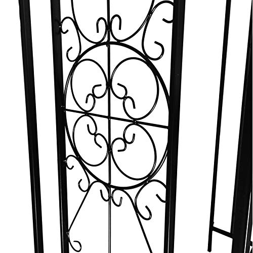 OUTOUR Garden Arch Arbor Arbour Trellis Outdoor Iron Arbor Arbour