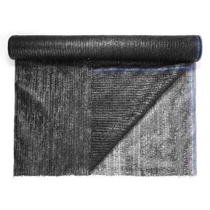 6'x100ft 40% Eyelets Shade Cloth Roll - size: 40% - 6'x100 FT - BLK