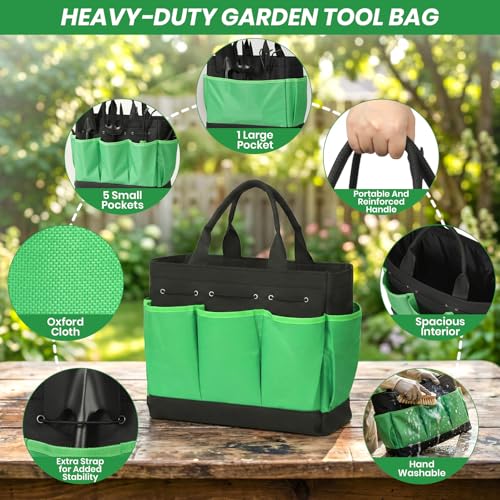 Velway 11-Piece Garden Tools Set Heavy Duty with Ergonomic Handles