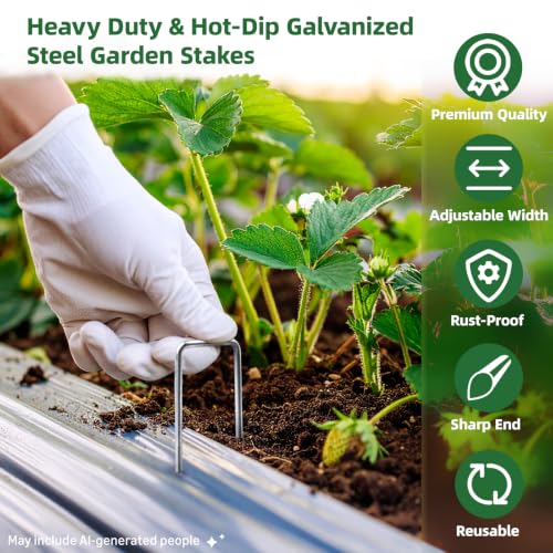 6 Inch Galvanized Landscape Staple
