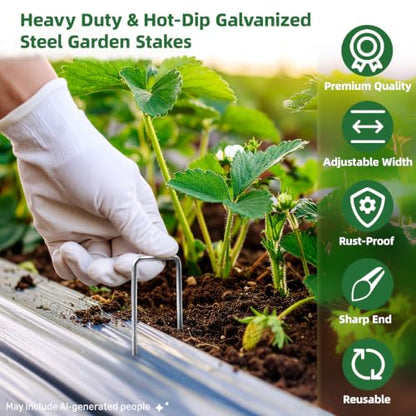 6 Inch Galvanized Landscape Staple