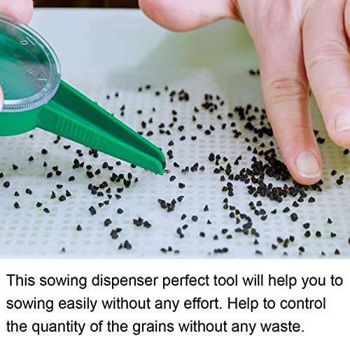 6Pcs Mini Sowing Seed Dispenser, Seed Planter Tool, Handheld Seed Planter, Mini Hand Seed Spreader, Seed Sower Tool, Garden Seed Planter, Small with Seedlings for Spreading Seed Spreader