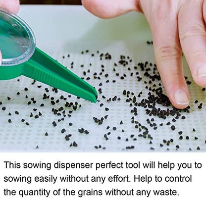 6Pcs Mini Sowing Seed Dispenser, Seed Planter Tool, Handheld Seed Planter, Mini Hand Seed Spreader, Seed Sower Tool, Garden Seed Planter, Small with Seedlings for Spreading Seed Spreader