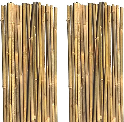 Natural Bamboo Poles, Eco-Friendly Plant Support Garden Stakes 16 Inch Long (50-Count) - size: 16 Inch (50-Count)