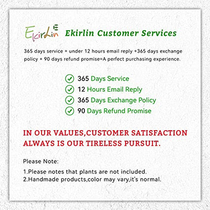 Ekirlin 9 Inch Flower Plant Pot Indoor - Grey Cement Garden Planter Concrete Planter with Drain Hole Saucer, Modern Succulents Containers for Home Decor, Office & Outdoor - size: 9 inch single