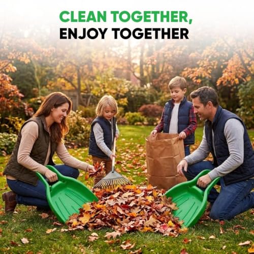 Superio Leaf Scoops, Leaf Collector Hand Rake for Lawn & Garden Cleanup, Plastic Leaf Grabber, Handheld Gardening Tool, Green, 10 Pair - size: 10 Pack