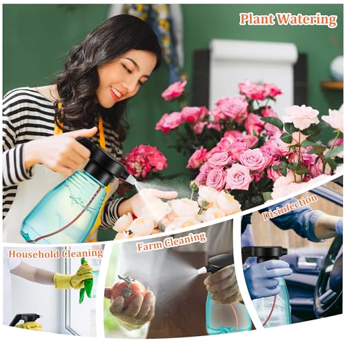 0.5 Gallon Electric Spray Bottle Plant Mister Green Style - style: Green Style