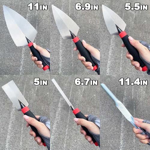 6 Pack Masonry Hand Tool Set - size: Multi-Size,6 Pack