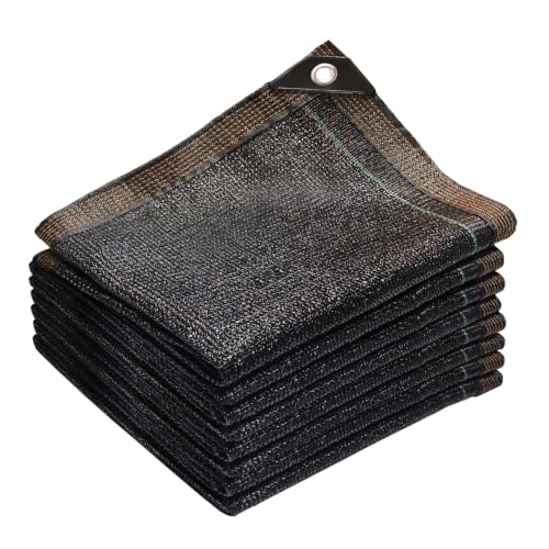 Garden Shade Cloth Suitable for Plants Outdoor Vegetables with Buckle Holes Greenhouse Chicken Coop Dog Kennel Courtyard Shade net Tarp Netting Waterproof Fabric 90%, 6.6FT*10FT - color: Style:90%, size: 6.6FT*10FT