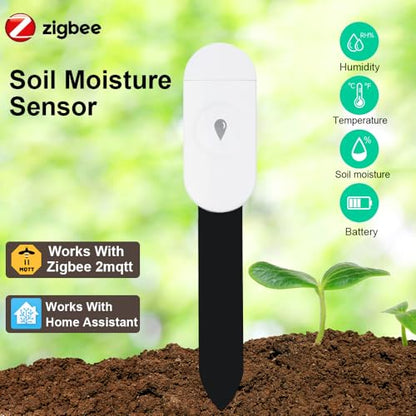 Haozee Intelligent Soil Moisture Sensor, Zigbee Hub Required