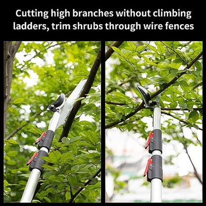 FLORA GUARD Telescoping Tree Pruner 4.6-10 FT with Pole Saw