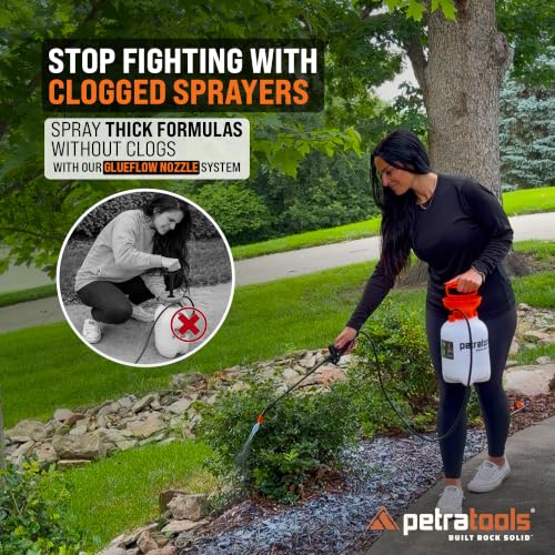 PetraTools LOCKSCAPE Mulch Glue Sprayer 1 Gal - Standard Kit (HD101)